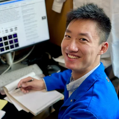 Sam taking a headshot